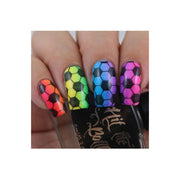 UberChic Beauty Soccer Love Stamping Plate Dim Gray