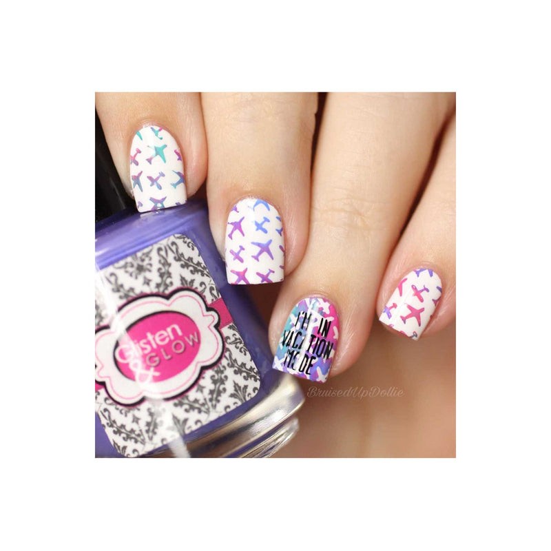 UberChic Beauty Vacation Mode Stamping Plate Gray