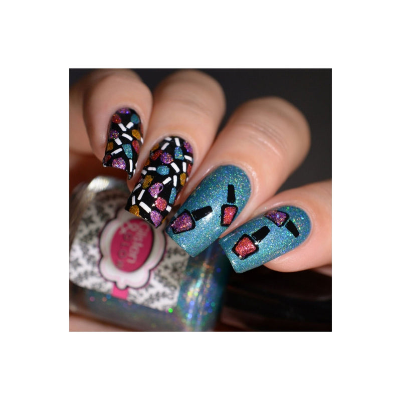 UberChic Beauty Collection 20 Stamping Plate Dark Slate Gray