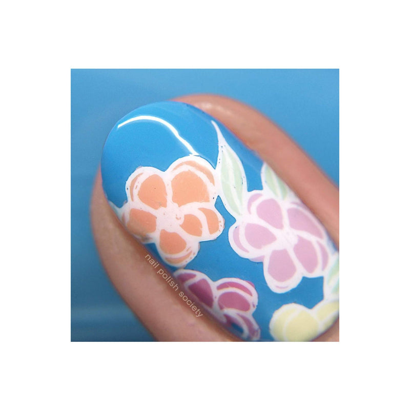 UberChic Beauty Collection 26 Stamping Plate Steel Blue
