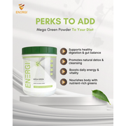 Energi Nutrition Mega Greens - Powder Supplement Lavender
