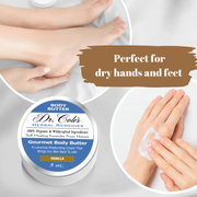 COLEHERBALS LLC 39 - Dr. Cole's Gourmet Body Butter - VANILLA Herbal Light Gray