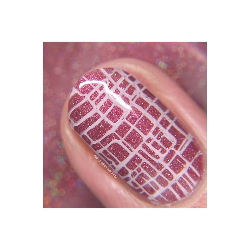 UberChic Beauty Texture-licious-02 Stamping Plate Rosy Brown