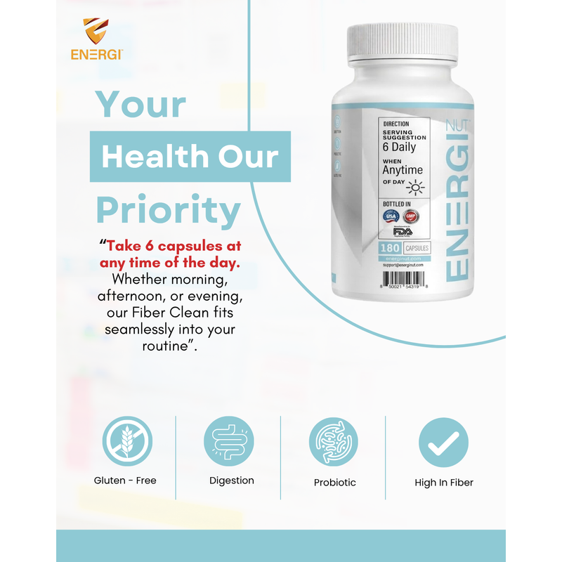 Energi Nutrition Fiber Clean Supplement White Smoke