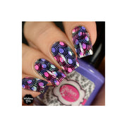 UberChic Beauty Art Deco Flair Stamping Plate Rosy Brown