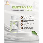 Energi Nutrition Mega Green Caps Supplement Lavender