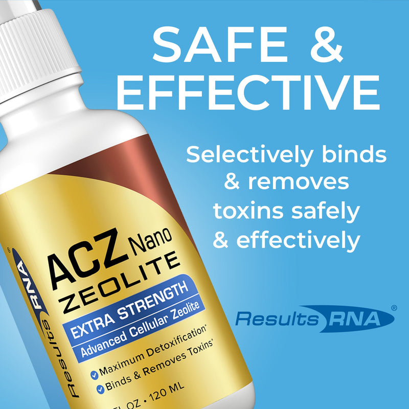 Results RNA ACZ Nano Zeolite Extra Strength Cornflower Blue 2 oz (30 Day Supply),4 oz (60 Day Supply)
