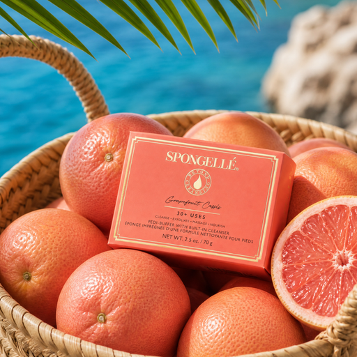 Spongellé Grapefruit Cassis | Pedi Buffer Pedi Buffer Coral