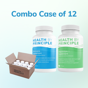 Health By Principle Electrolyte and Magnesium Combo Case of 12 Supplements Supplement White Smoke