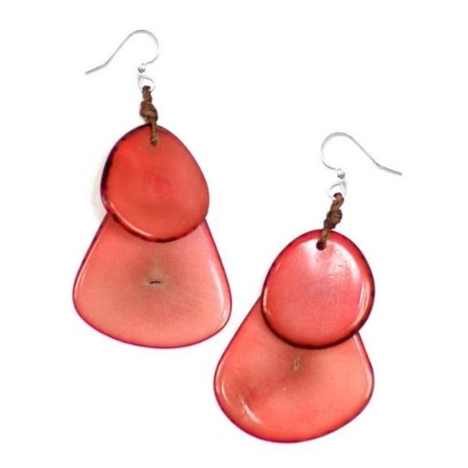Caribbean Emerald Caribbean Emerald Twin Earrings Accessories White Smoke Coral