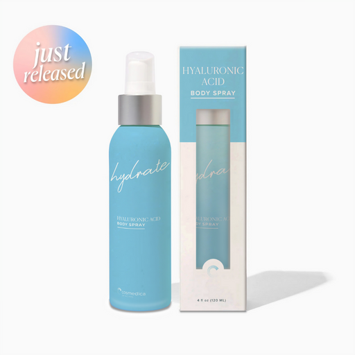 Cosmedica Skincare Hyaluronic Acid Body Spray White Smoke 4 fl oz (120 ml)