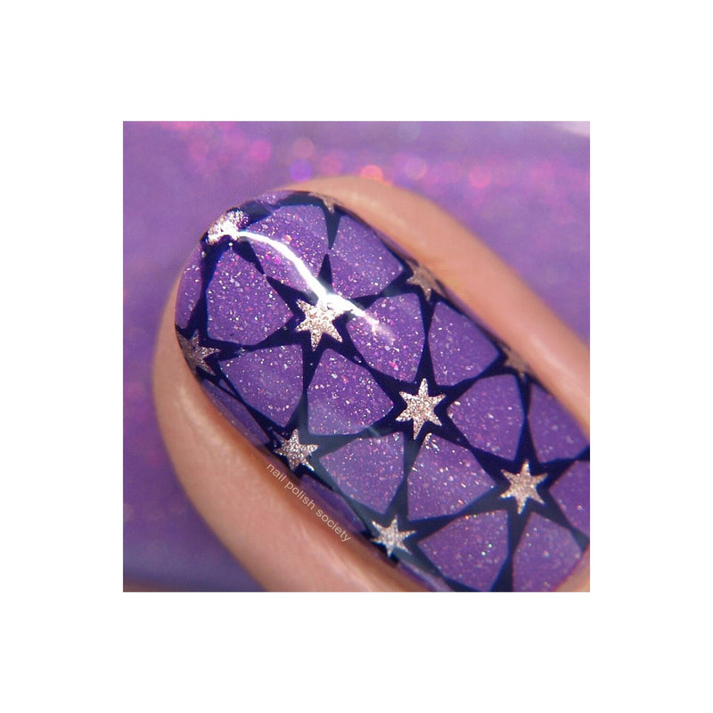 UberChic Beauty Moroccan Beauty Stamping Plate Slate Gray