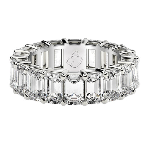 Bids.com Emerald Cut Lab Grown Diamond Eternity Ring in 14k White Gold (8 cttw FG/VS2) Rings White Smoke 4 / White Gold,4.5 / White Gold,5 / White Gold,5.5 / White Gold,6 / White Gold,6.5 / White Gold,7 / White Gold,7.5 / White Gold,8 / White Gold,8.5 / White Gold,9 / White Gold