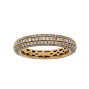 Bids.com 1.00ct Diamond Wedding Band Ring 14KT Rose Gold Rings White Smoke 7.0