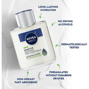 Nivea Nivea Men Sensitive Soothing Post Shave Balm 3.3 oz Post Shave Balm Lavender