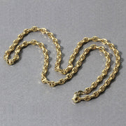 Bids.com 4.5mm 14k Yellow Gold Anchor Chain Necklaces Dark Gray 20 / Yellow Gold,24 / Yellow Gold