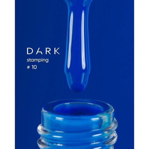 nbmsupply DARK STAMPING POLISH BLUE №10, 8 ML S010 Midnight Blue