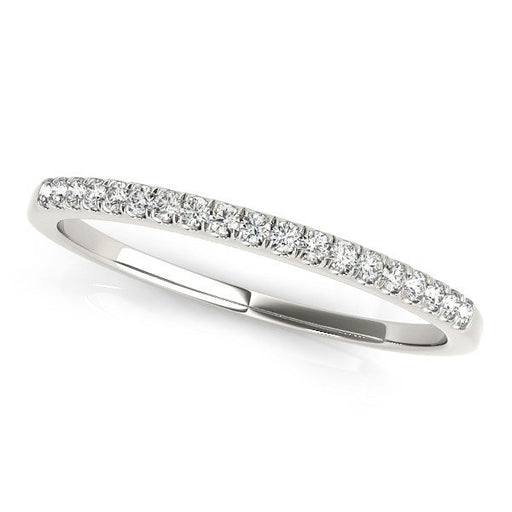 Bids.com 14k White Gold Scallop Pave Set Diamond Wedding Ring (1/8 cttw) Rings White Smoke 3 / White Gold,3.5 / White Gold,4 / White Gold,4.5 / White Gold,5 / White Gold,5.5 / White Gold,6 / White Gold,6.5 / White Gold,7 / White Gold,7.5 / White Gold,8 / White Gold,8.5 / White Gold,9 / White Gold