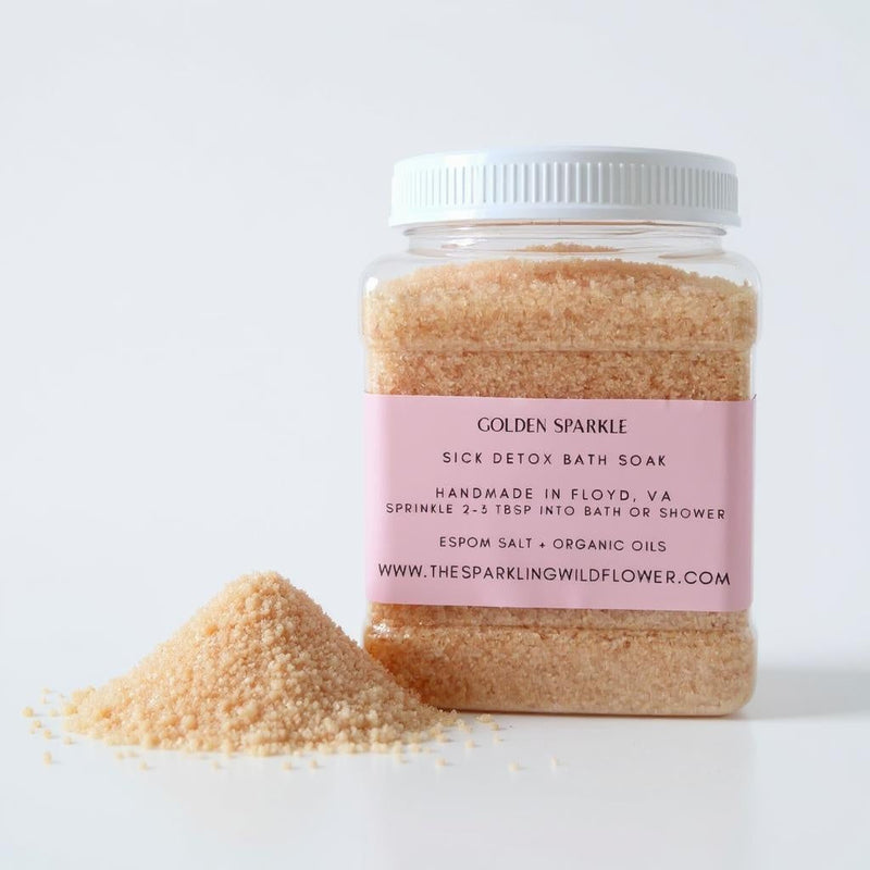 Sparkling Wildflower LLC. Sick Detox Lavender Golden Sparkle,No Color