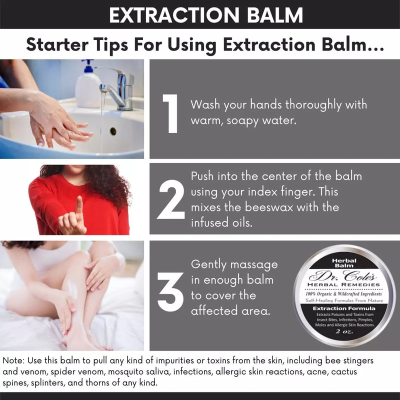 COLEHERBALS LLC 14 - Dr. Cole's Organic Extraction Herbal Balm Herbal Dim Gray