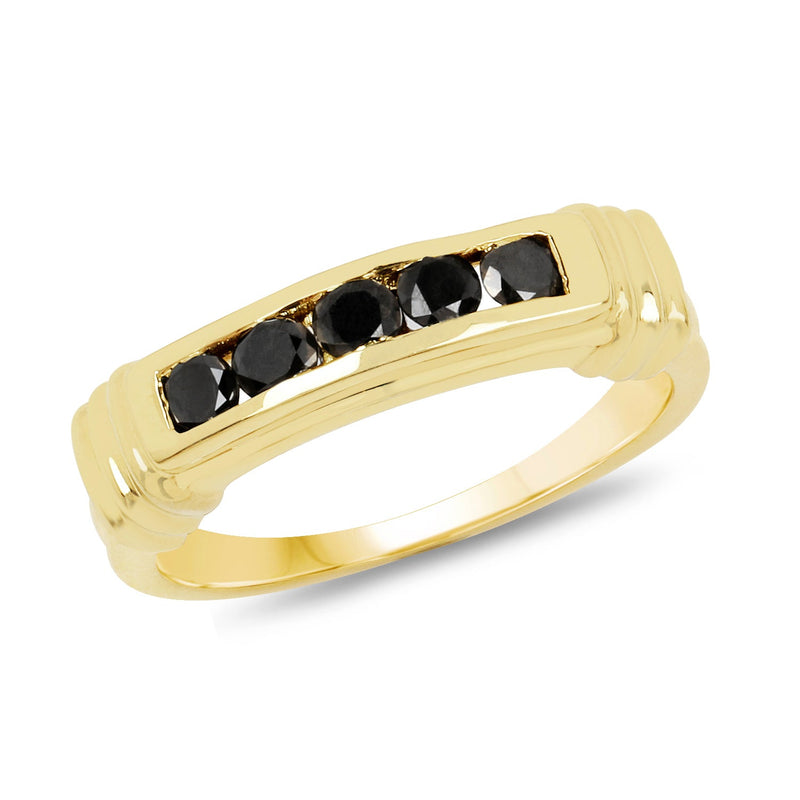 Bids.com 0.50 Carat Genuine Black Diamond .925 Sterling Silver Ring Rings White Smoke size 8.00,size 8.50,size 9.50,size 6.00,size 7.00,size 9.00,size 10.00,size 5.00