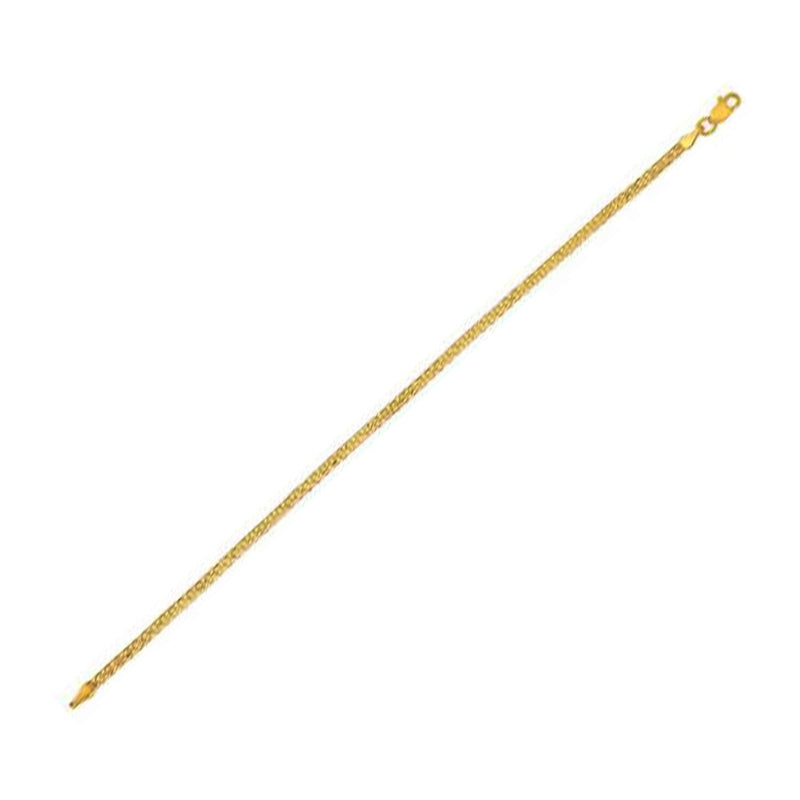 Bids.com 14k Yellow Gold Bismark Chain (2.50 mm) Necklaces White Smoke 16 / Yellow Gold,18 / Yellow Gold,20 / Yellow Gold