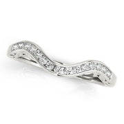 Bids.com 14k White Gold Curved Diamond Wedding Ring (1/10 cttw) Rings White Smoke 3 / White Gold,3.5 / White Gold,4 / White Gold,4.5 / White Gold,5 / White Gold,5.5 / White Gold,6 / White Gold,6.5 / White Gold,7 / White Gold,7.5 / White Gold,8 / White Gold,8.5 / White Gold,9 / White Gold