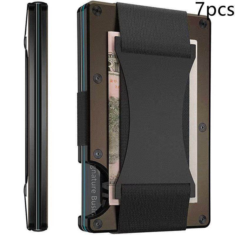 SmartPursue™ Carbon Fiber Wallet - RFID Blocking Metal Card Holder Card Wallet White Smoke Army Green,Black,Blue,Brown,Carbon Fiber Grain,Dark Green,Desert gold gradient,Fluorescent Green,Gradient Blue,Gradient Purple Blue,Grey,Light Blue,Orange,Purple,Real Carbon Fiber,Red,Rose Gold,Sapphire Blue,Set1,Set2,Set3,Set4,Set5,Set6,Set7