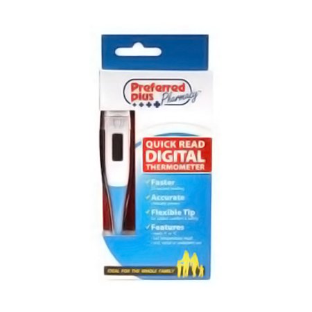Preferred Plus Preferred Plus Quick Read Digital Thermometer 20 Sec Flex Medical Thermometers White Smoke