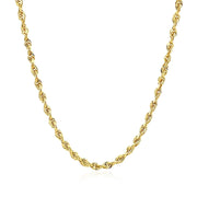 Bids.com 2.75mm 14k Yellow Gold Solid Diamond Cut Rope Chain Necklaces White Smoke 18 / Yellow Gold,20 / Yellow Gold,22 / Yellow Gold,24 / Yellow Gold,30 / Yellow Gold,One / Yellow Gold