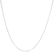Bids.com Unisex Solid 14K Yellow Gold 1.5mm Paperclip Chain Necklace - 18 Inches Necklaces White Smoke Yellow.Gold / 18,White.Gold / 18,Rose.Gold / 18