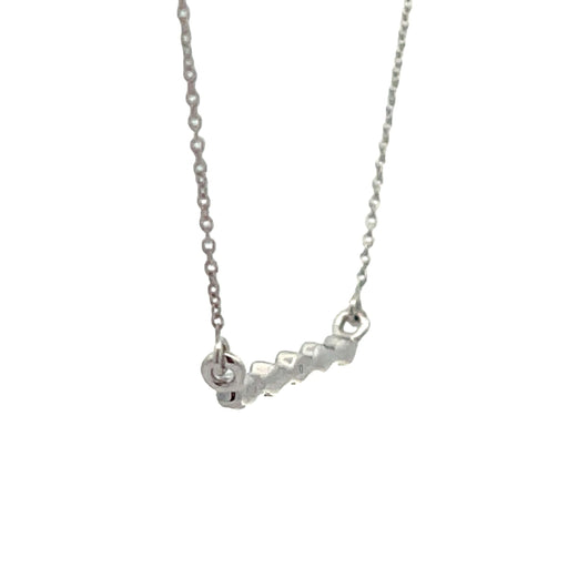 Bids.com .05ct Diamond Fashion Pendants 14KT White Gold Pendants White Smoke 18
