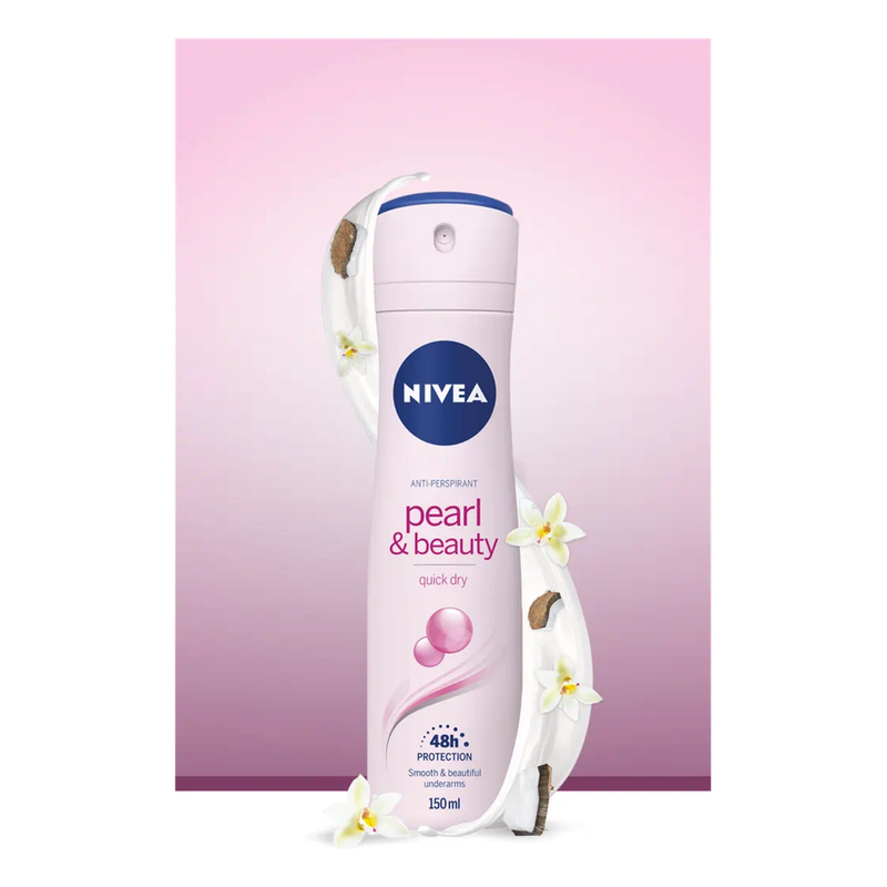 Nivea Nivea Pearl & Beauty 48h Protection Anti-Perspirant Spray 150ml Anti-Perspirant Spray Misty Rose