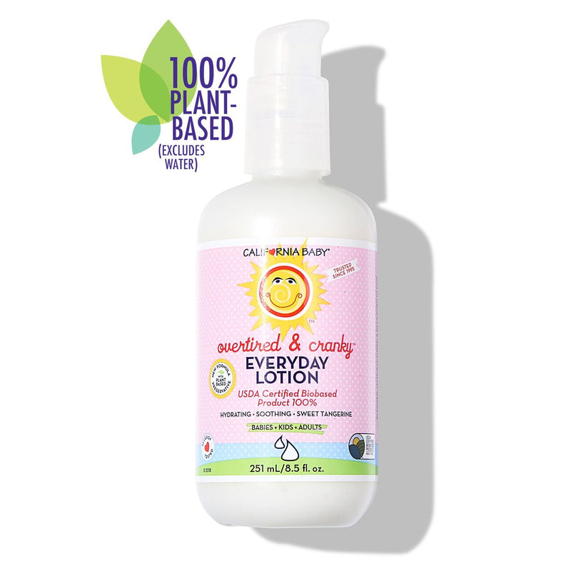 California Baby Overtired & Cranky™ Everyday Lotion Lotions White Smoke 8.5oz/251mL