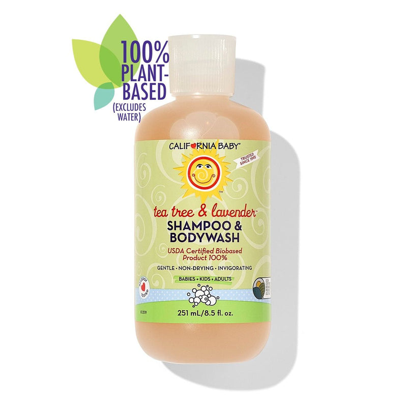 California Baby Tea Tree & Lavender™ Shampoo & Bodywash Shampoo & Bodywash White Smoke 8.5oz/251mL