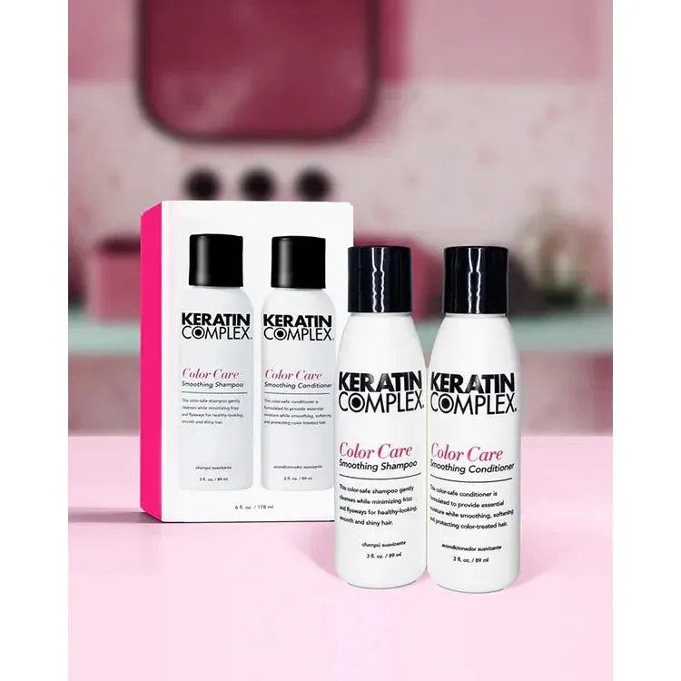 Keratin Complex Keratin Complex Color Care Smoothing Shampoo & Conditioner Duo X 2 90ml/3oz Shampoo & Conditioner Light Gray