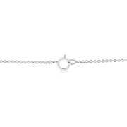 Bids.com 14K White Gold 1/2 Cttw Lab Grown Oval Shape Solitaire Diamond East West 18" Pendant Necklace (E-F Color, VS1-VS2 Clarity) Necklaces White Smoke White.Gold / 18