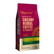 Teeccino Chocolate Peppermint Chicory Herbal Coffee Herbal Coffee Brown 11 ounce ground