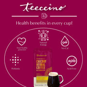 Teeccino English Toffee Herbal Coffee Herbal Coffee Brown 11 ounce ground