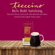 Teeccino English Toffee Herbal Coffee Herbal Coffee Brown 11 ounce ground