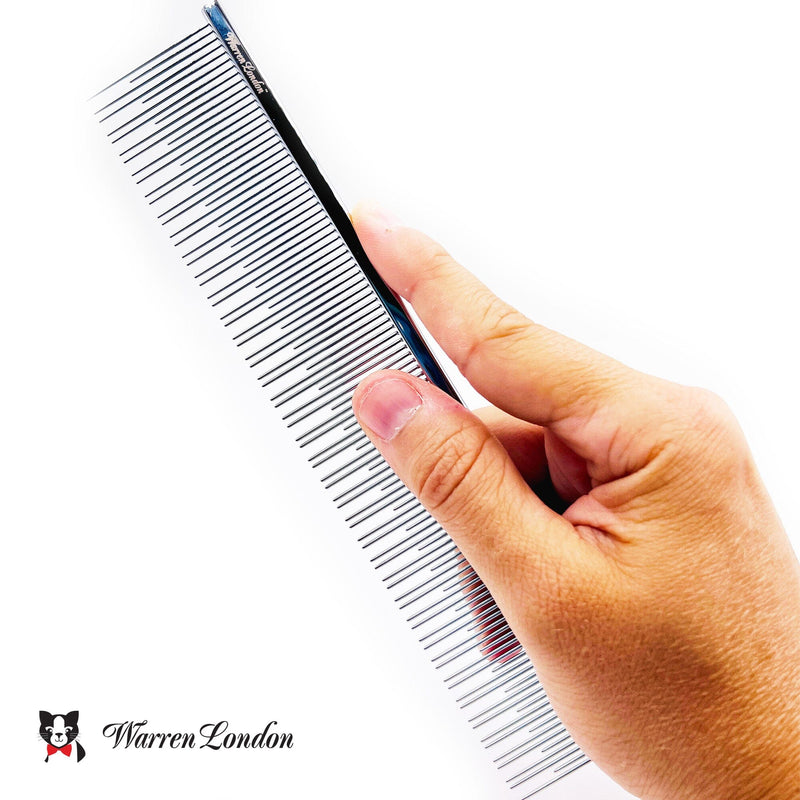 Warren London Carding Cat Comb Pet Combs & Brushes White Smoke