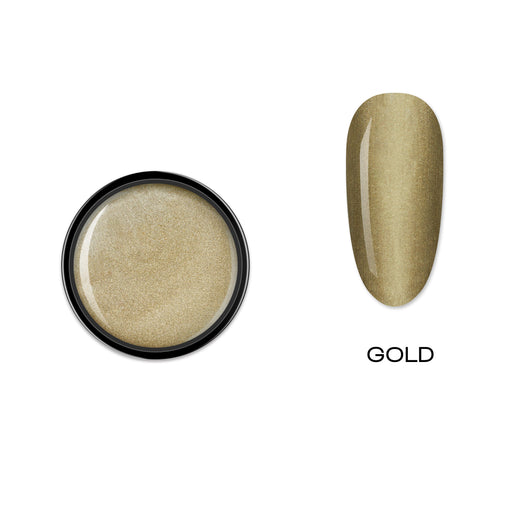 nbmsupply ELITE EMBRACE Professional Metallic Paint Gel Gold 5g EMGG05 White Smoke