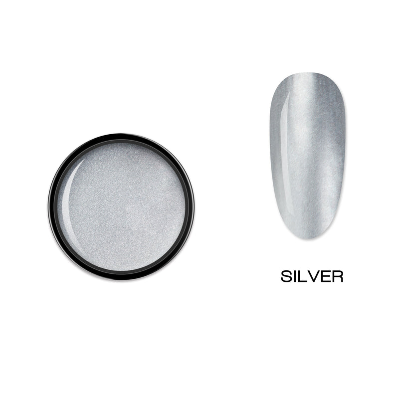 nbmsupply ELITE EMBRACE Professional Metallic Paint Gel Silver 5g  EMGS05 White Smoke