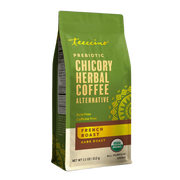 Teeccino French Roast Chicory Herbal Coffee Herbal Coffee Olive Drab 11 ounce ground