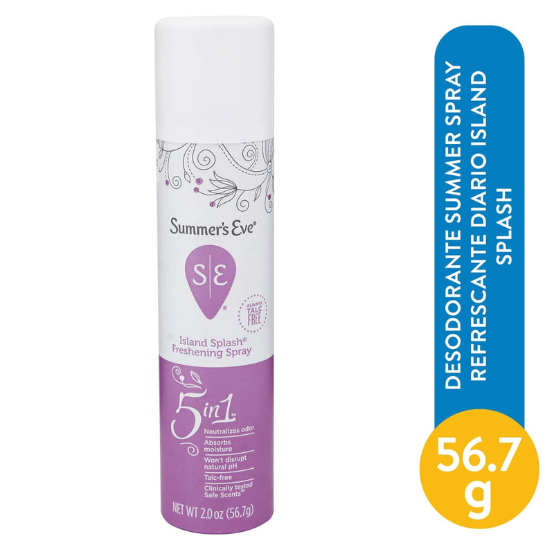 Summer's Eve Summer's Eve Feminine Deodorant Spray In Island Splash Health & Beauty White Smoke