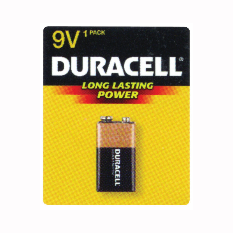 Duracell Duracell Coppertop MN1604BZ Alkaline Battery, 9 Volt Batteries Goldenrod