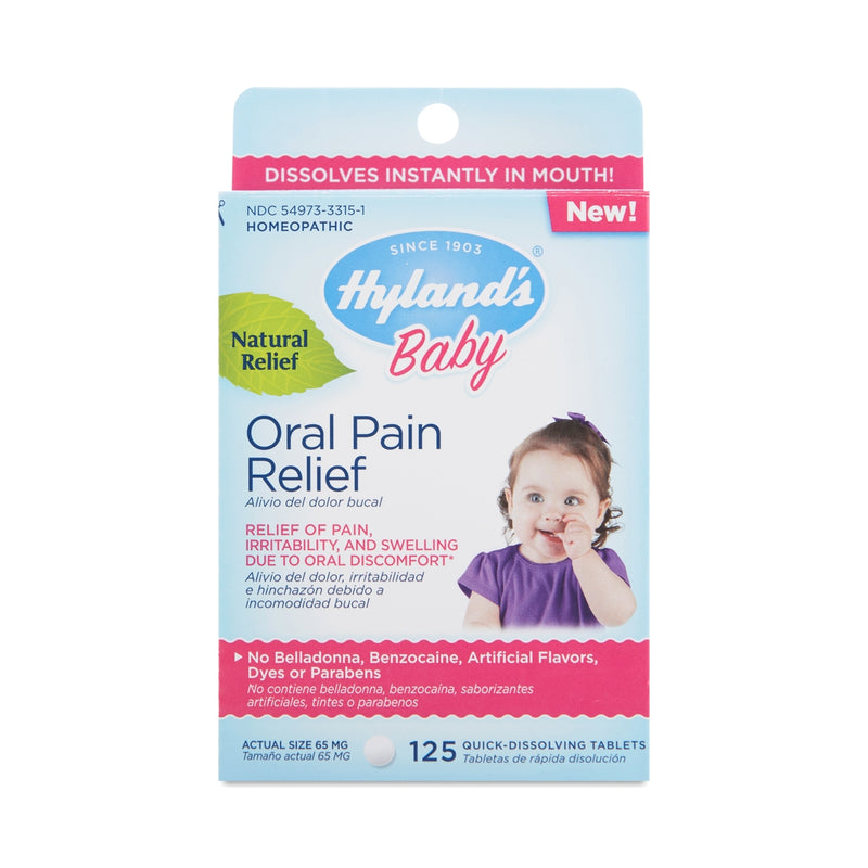 Hyland's Hyland's Naturals, Baby, Oral Pain Relief, Daytime, 0+ Months, 125 ctr Baby & Toddler Lavender
