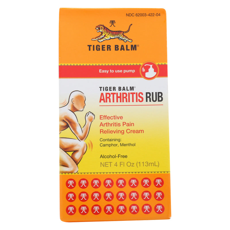 Tiger Balm Tiger Balm Joint And Muscle Pain Relievers Arthritis Rub Cream 4 Fl Oz Lotion & Moisturizer Coral