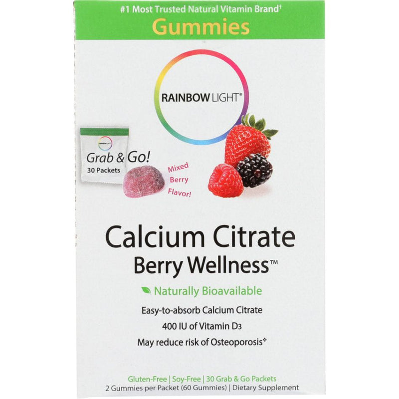 Rainbow Light Rainbow Light Calcium Citrate Berry Wellness Vitamins & Supplements Lavender