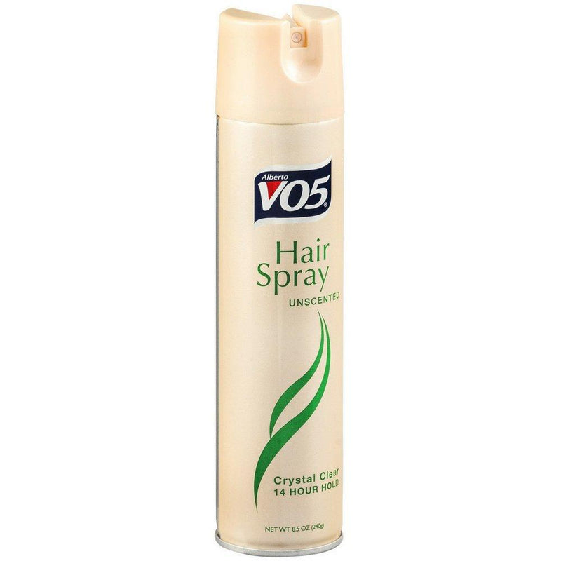 Alberto VO5 VO5 Hair Spray Unscented, Crystal Clear 14-Hour Hold, 8.5 oz Aerosol Hair Care Bisque